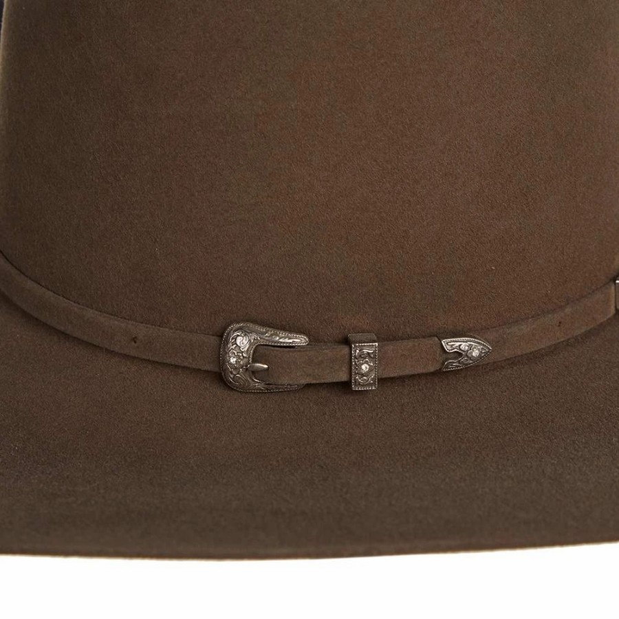 Hats * | American Hats Ahc 20X Pecan 5In. Brim Open Crown Felt Cowboy Hat