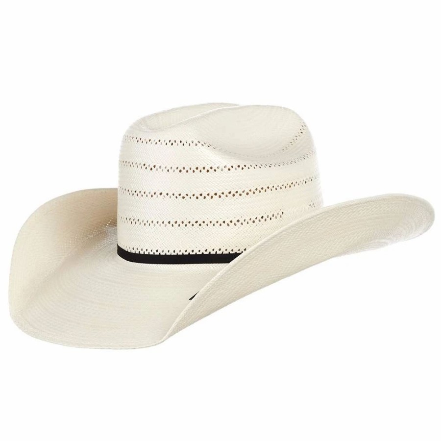 Hats * | American Hats Ahc 7410 Rancher Drilex Vented Solid Weave Fancy Ivory 4 1/4In. Brim Cowboy Hat