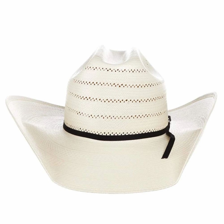 Hats * | American Hats Ahc 7410 Rancher Drilex Vented Solid Weave Fancy Ivory 4 1/4In. Brim Cowboy Hat