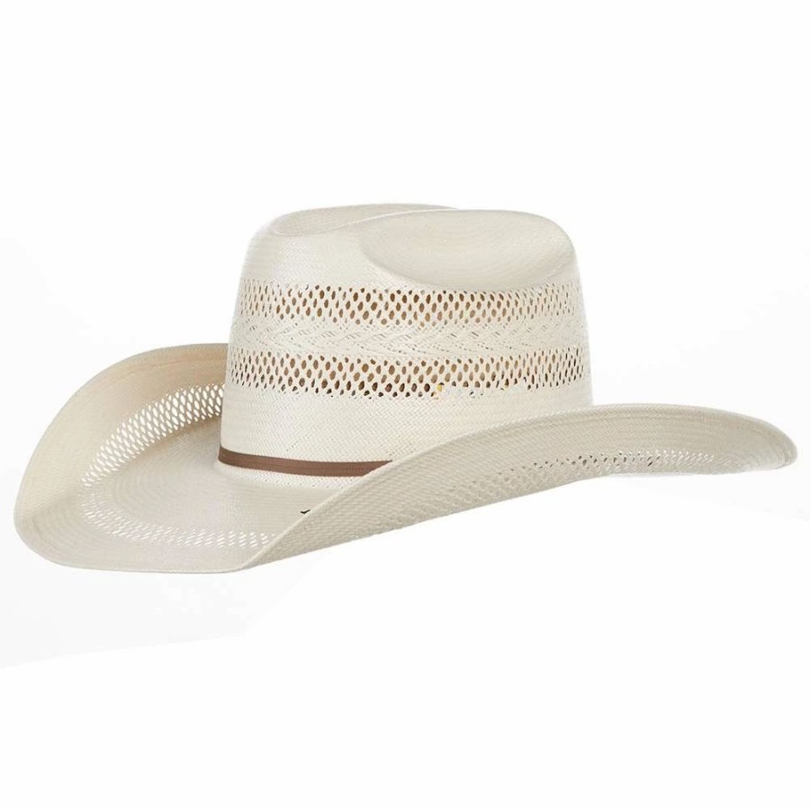 Hats * | American Hats Ahc 8100 Rancher Drilex Fancy Vent Ivory 4 1/4In. Brim Cowboy Hat