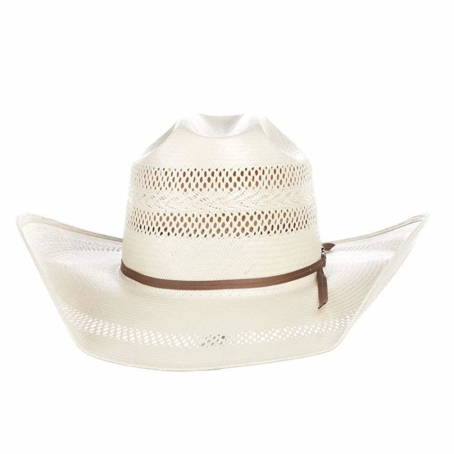 Hats * | American Hats Ahc 8100 Rancher Drilex Fancy Vent Ivory 4 1/4In. Brim Cowboy Hat