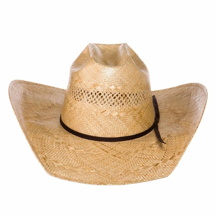 Hats * | Rodeo King Bao Sisal 4 1/2In. Brim Open Crown Straw Hat