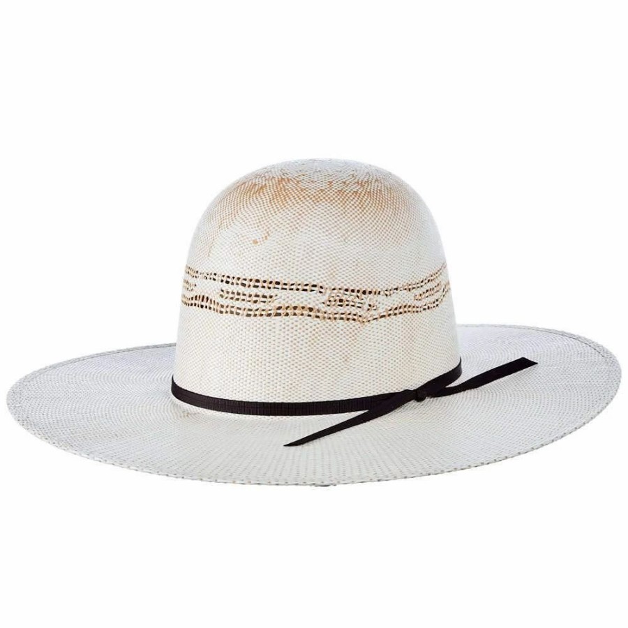 Hats * | Mf Western Products Youth Twister Ivory And Tan Bangora Straw Hat