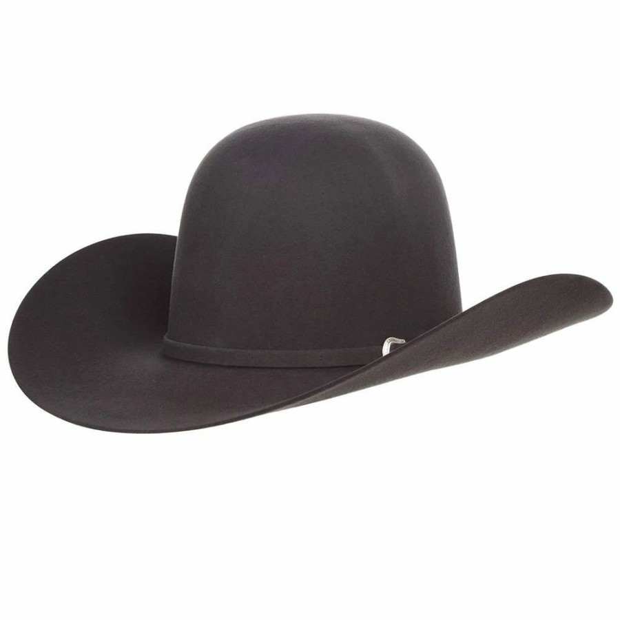 Hats * | American Hats Ahc 7X Steel 4 1/4In. Brim Round Oval Open Crown Cowboy Hat