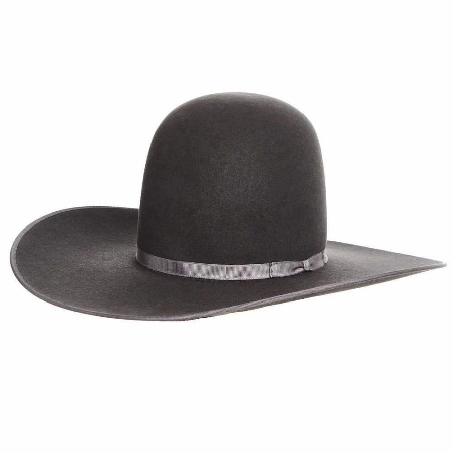 Hats * | Rodeo King 7X Slate/Slate Be 4 /2In Brim Open Crown Felt Cowboy Hat