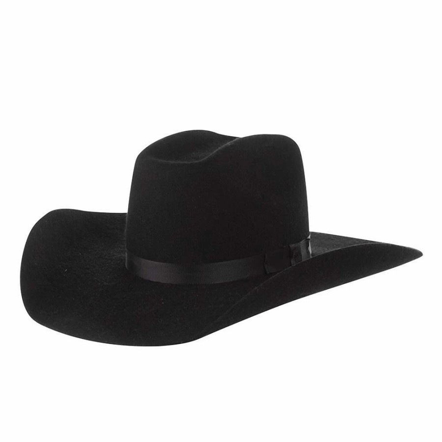 Hats * | Mf Western Products M&F Kids Grey Precreased Wool Cowboy Hat