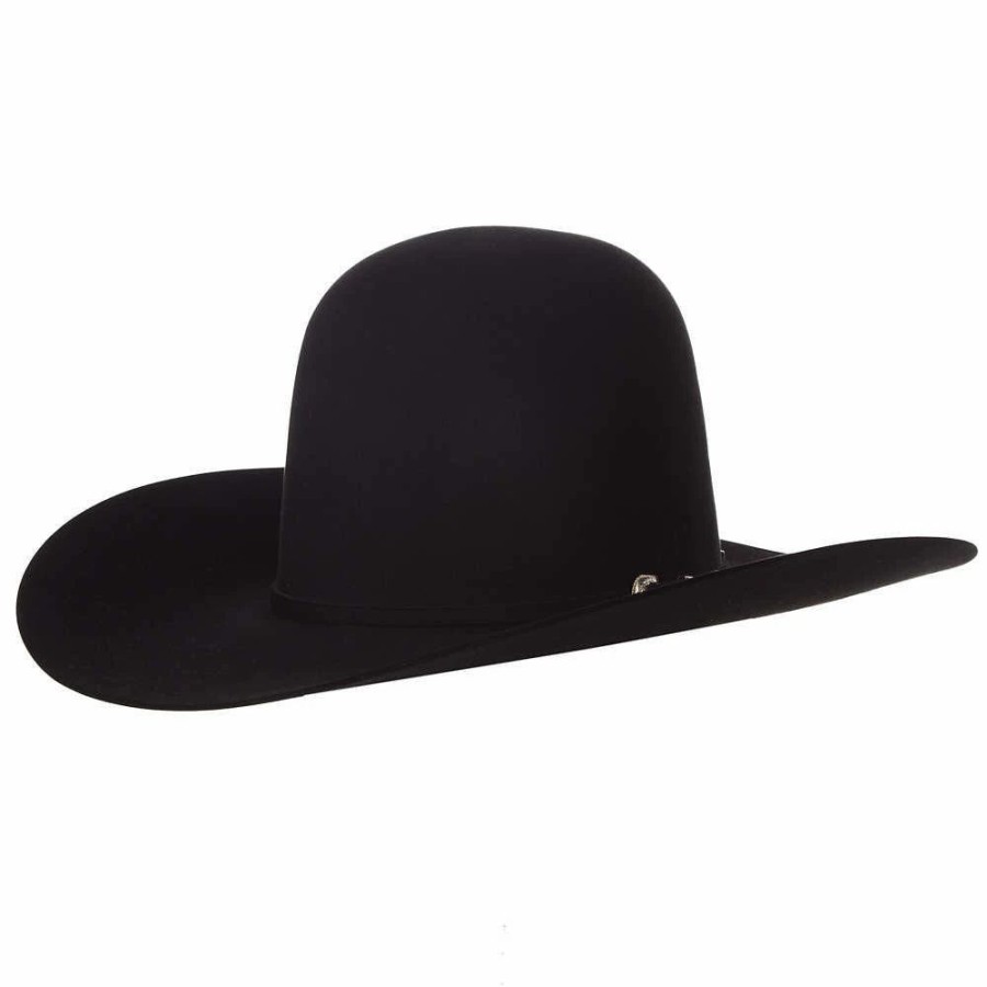 Hats * | American Hats Amercian 500X Black 4 /4In. Brim Felt Cowboy Hat