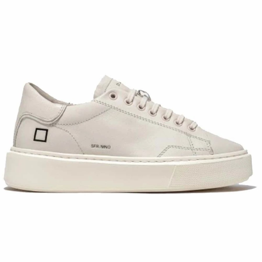 Footwear * | Date Footwear Sfera Mono Cream