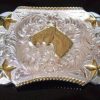 Youth * | Nocona Kid'S G/S Horse Head Western Belt Buckle