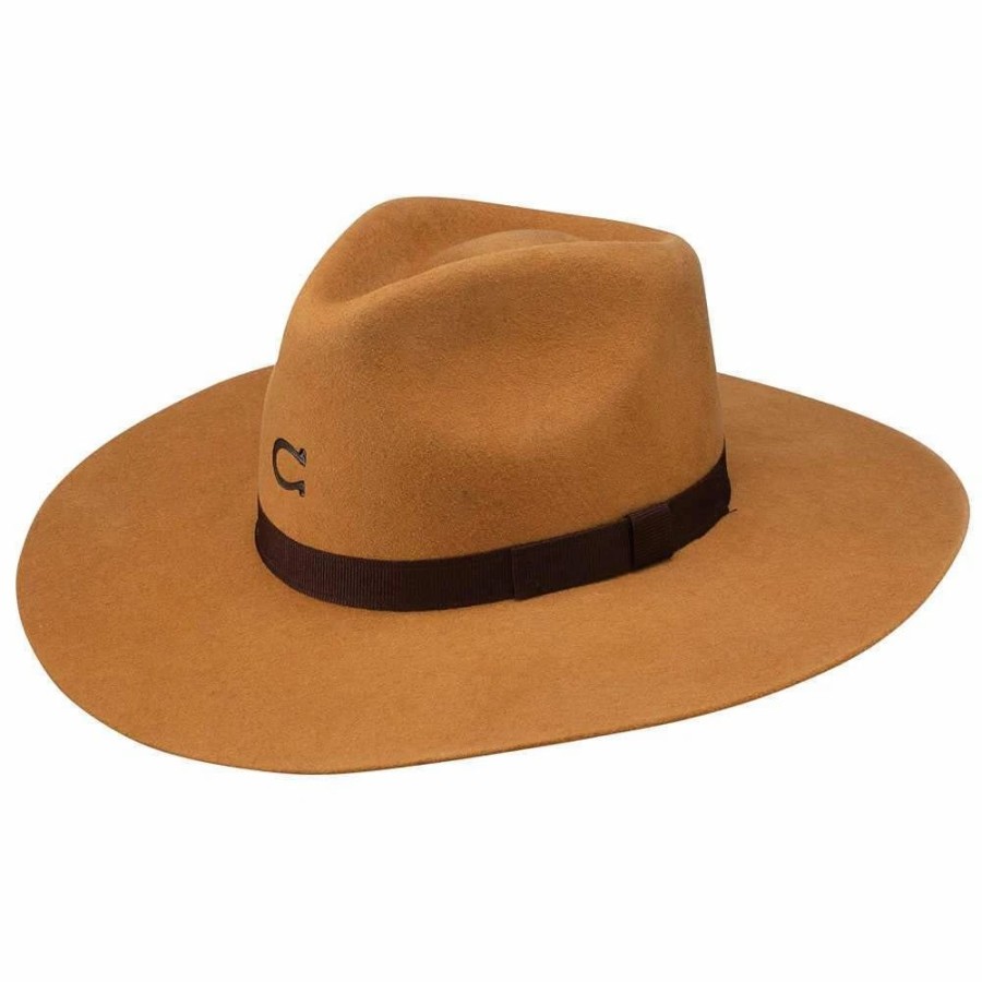 Hats * | Charlie 1 Horse Youth Highway Jr Camel 3 1/2In. Brim Fashion Hat