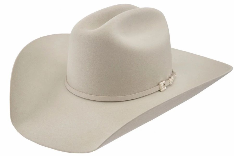 Hats * | Resistol 6X Logan Silver Belly 4-1/4In. Pre-Creased Cowboy Hat