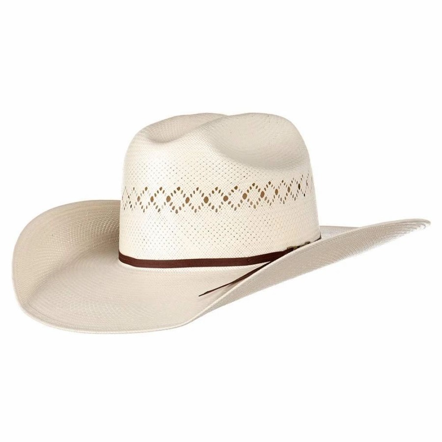 Hats * | American Hats Ivory 8400 4 1/4In. Brim Rancher Crease Straw Cowboy Hat