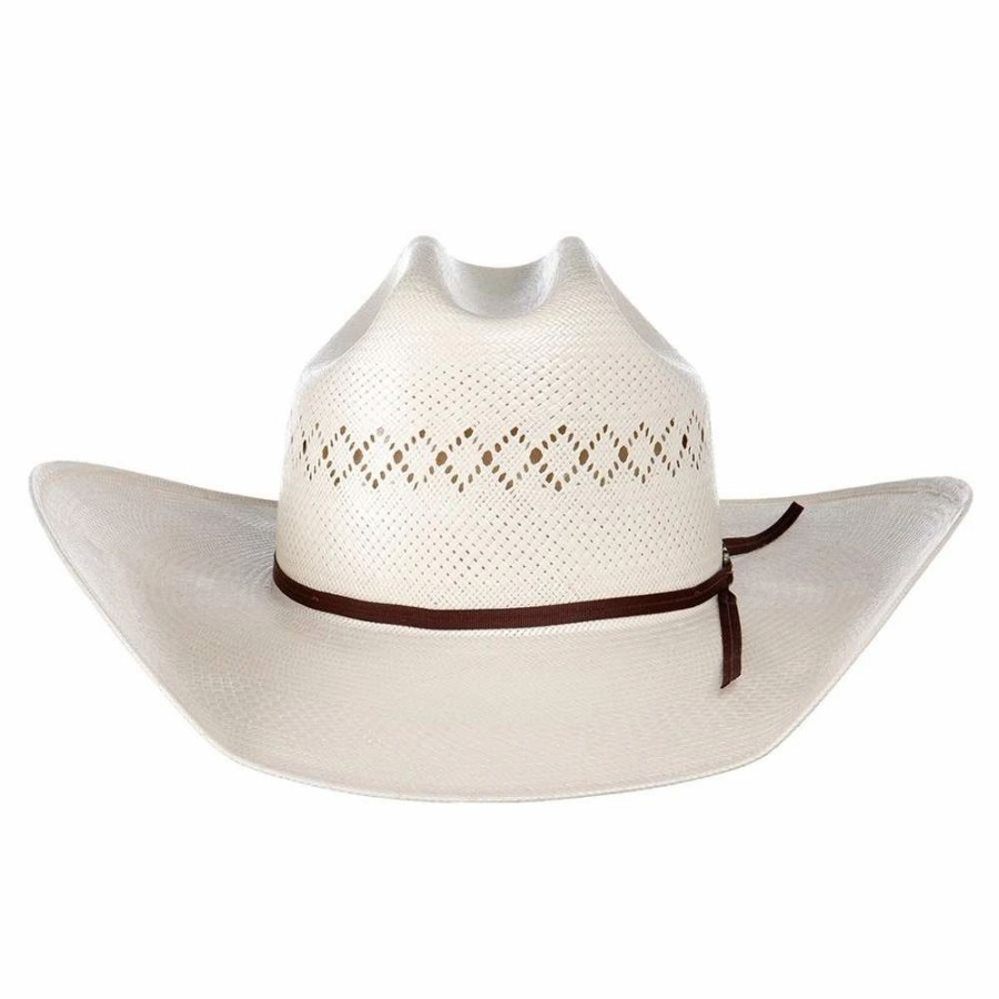 Hats * | American Hats Ivory 8400 4 1/4In. Brim Rancher Crease Straw Cowboy Hat