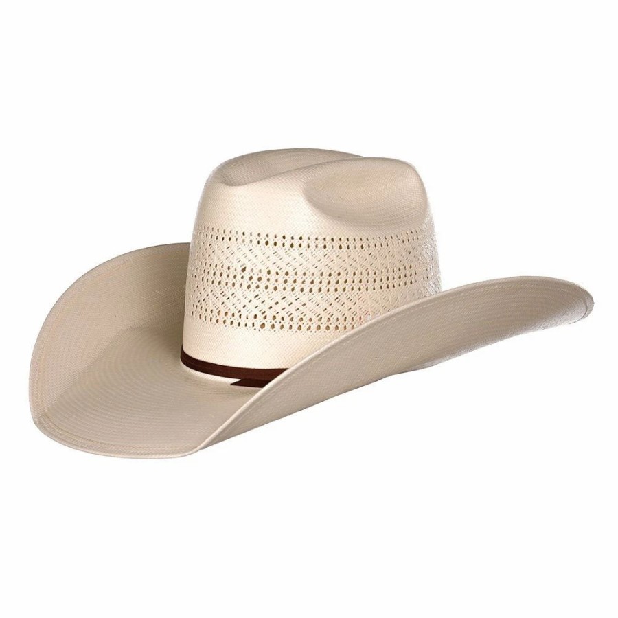 Hats * | American Hats Ivory Triple Vent 4 1/4In. Brim Straw Cowboy Hat