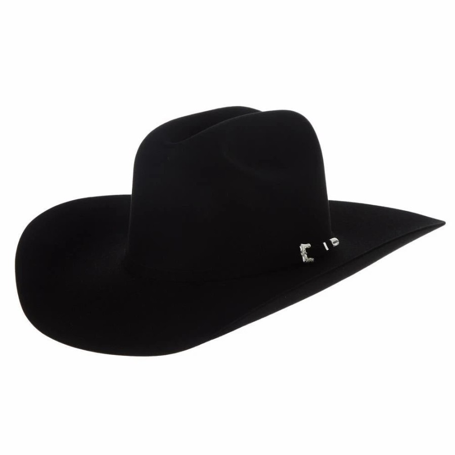 Hats * | Resistol 20X Black Gold Precreased 4 1/4In. Brim Felt Cowboy Hat