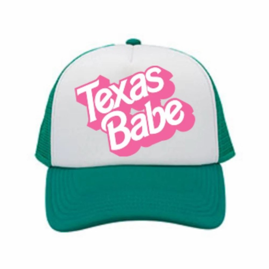 Hats * | Tumbleweed Texstyles Teal Texas Babe Foam Cap