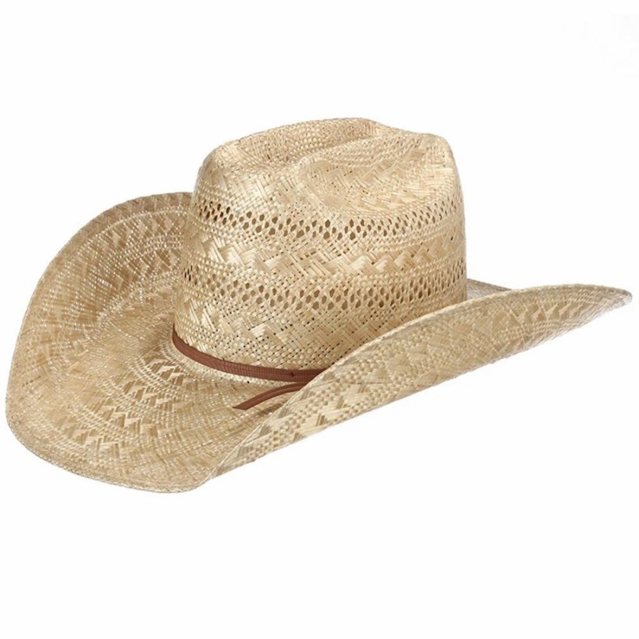 Hats * | American Hats American Round Oval Sisal Vented Open Crown 4-1/4In. Brim Straw Hat