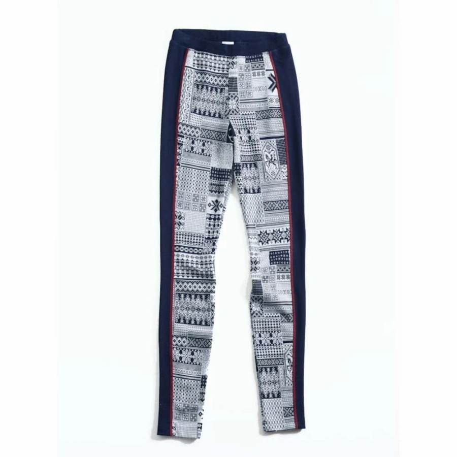 Bottoms * | Dale Of Norway Ol History Leggings Navy/White/Raspberry