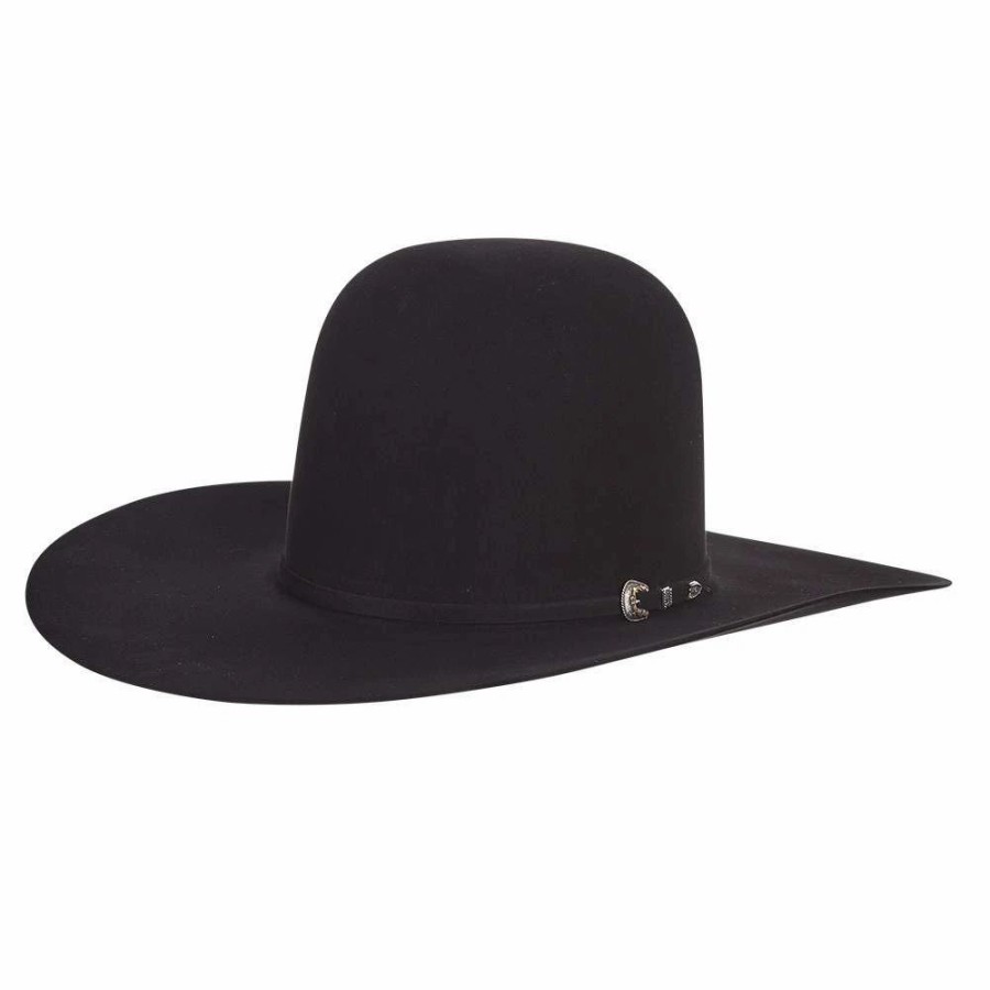 Hats * | Rodeo King 100X Black 4 1/2In. Brim Felt Cowboy Hat