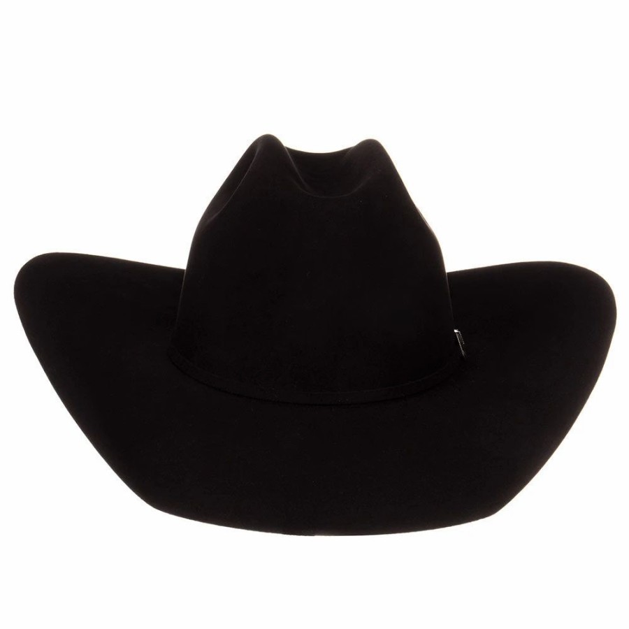 Hats * | Rodeo King 100X Black 4 1/2In. Brim Felt Cowboy Hat