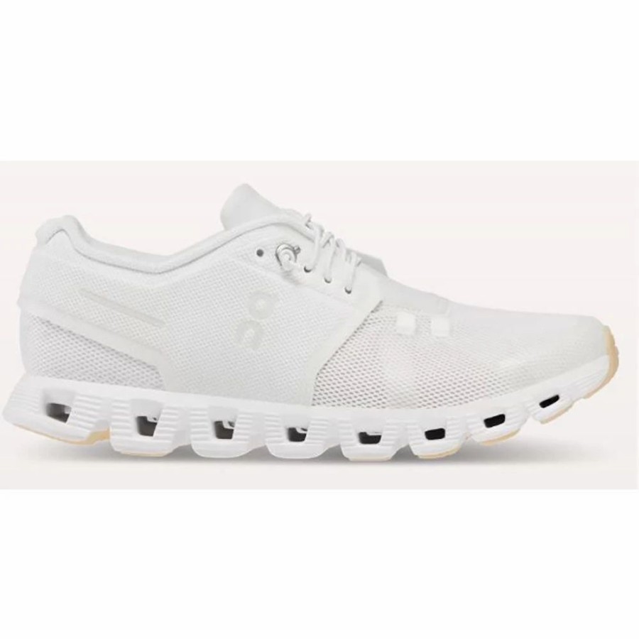 Footwear * | On Running W'S Cloud 5 Undyed White