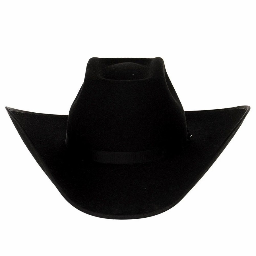 Hats * | Resistol Resistol 4X Tuff Hedeman Holt B Black Felt Cowboy Hat