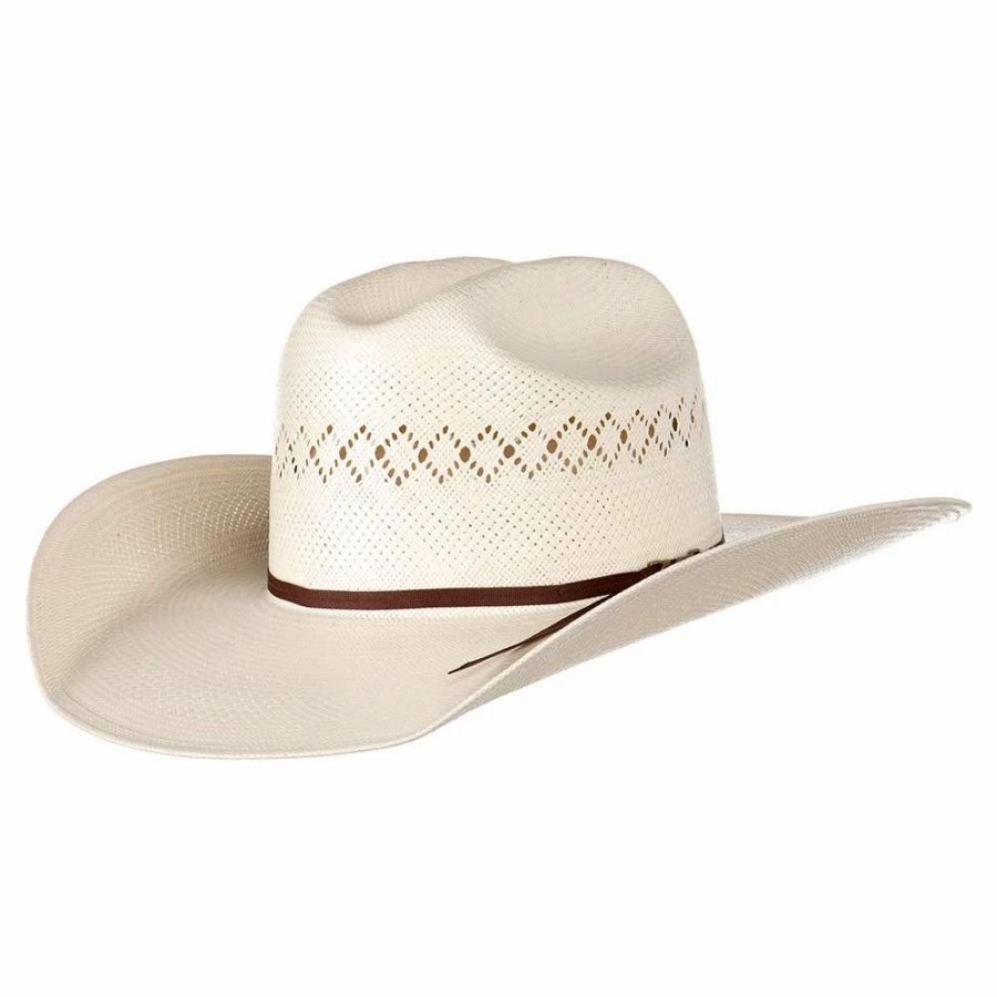 Hats * | American Hats American Hat Co Ivory 8400 4 1/4In. Brim Rancher Crease Straw Cowboy Hat