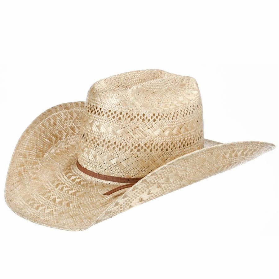 Hats * | American Hats Sisal Vented Open Crown 4-1/4In. Brim Straw Cowboy Hat