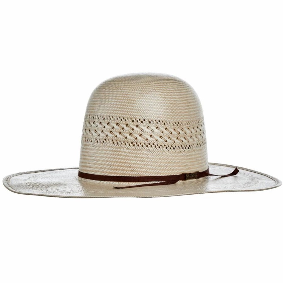 Hats * | American Hats Tuf Cooper Collection 20 Star Ivory-Tan Fancy Weave 4-1/4In. Brim Straw Cowboy Hat