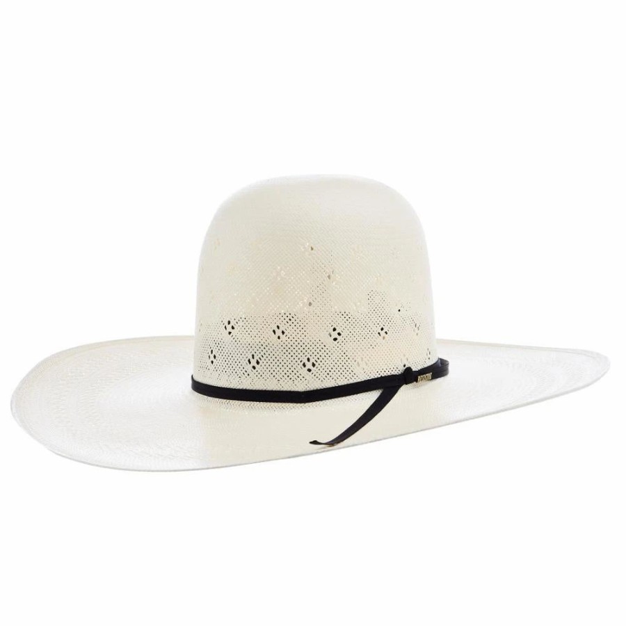 Hats * | Resistol Conley 5 Inch Brim Open Crown Straw Hat Natural