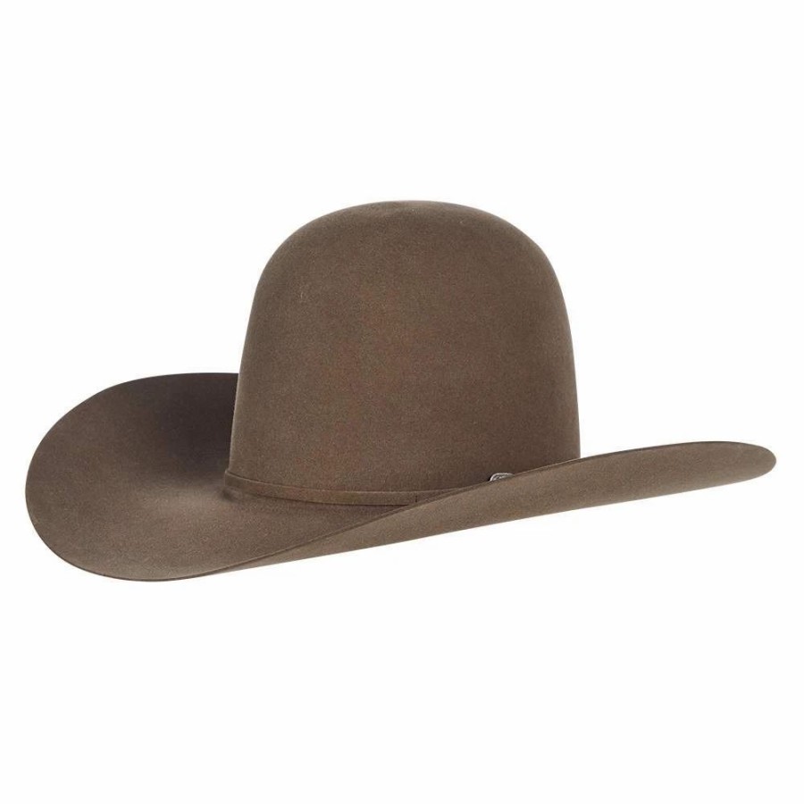 Hats * | American Hats 200X Pecan 4 /4In. Brim Felt Open Crown Cowboy Hat