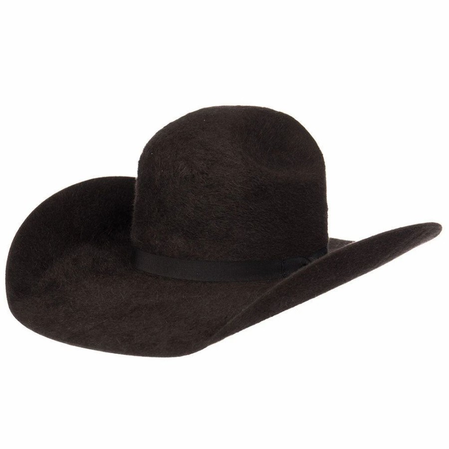 Hats * | Rodeo King 10X Charcoal Grizzly Hat 4 1/2In. Brim