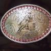 Youth * | Nocona Girl'S Pink Barrel Racer Belt Buckle