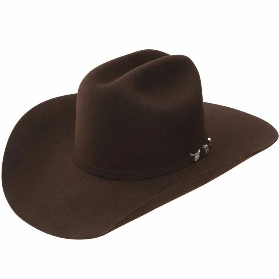 Hats * | Resistol 72 Ustrc 6X Chocolate 4-1/4In. Brim Felt Cowboy Hat