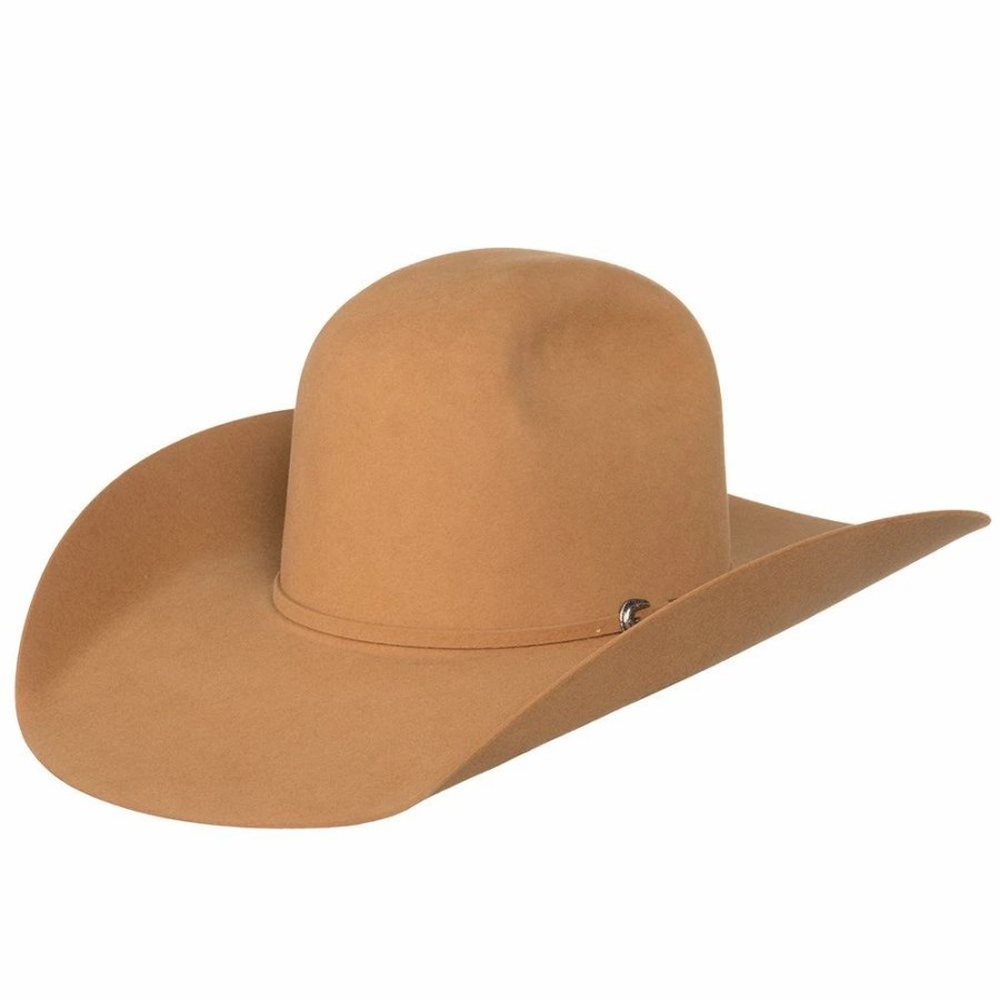 Hats * | Rodeo King 7X Camel Self Band 4 1/2` Brim