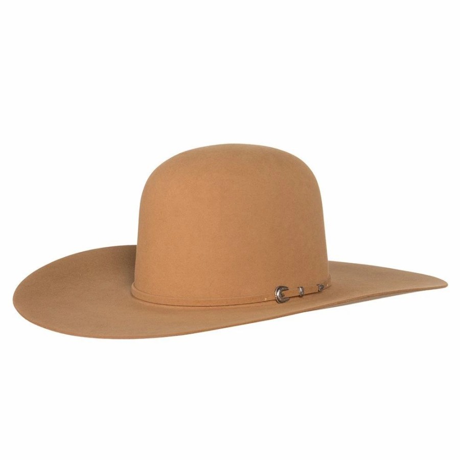 Hats * | Rodeo King 7X Camel Self Band 4 1/2` Brim