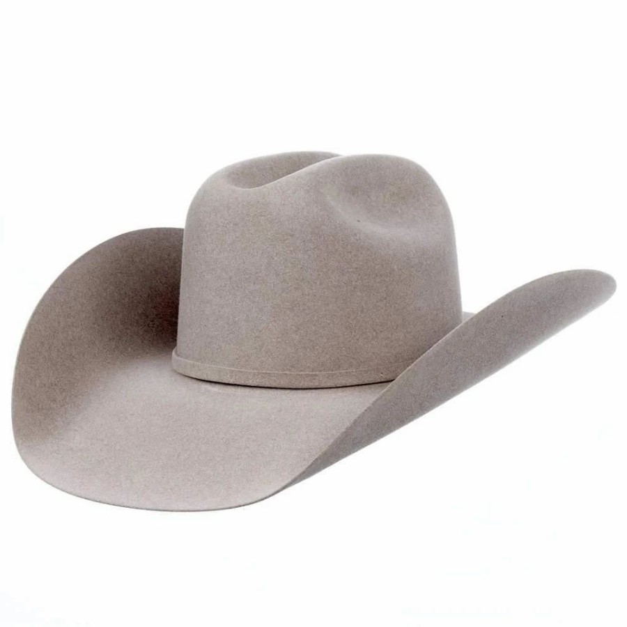 Hats * | American Hats Ahc 40X Rancher Crease Natural 4 1/2In. Brim Felt Cowboy Hat