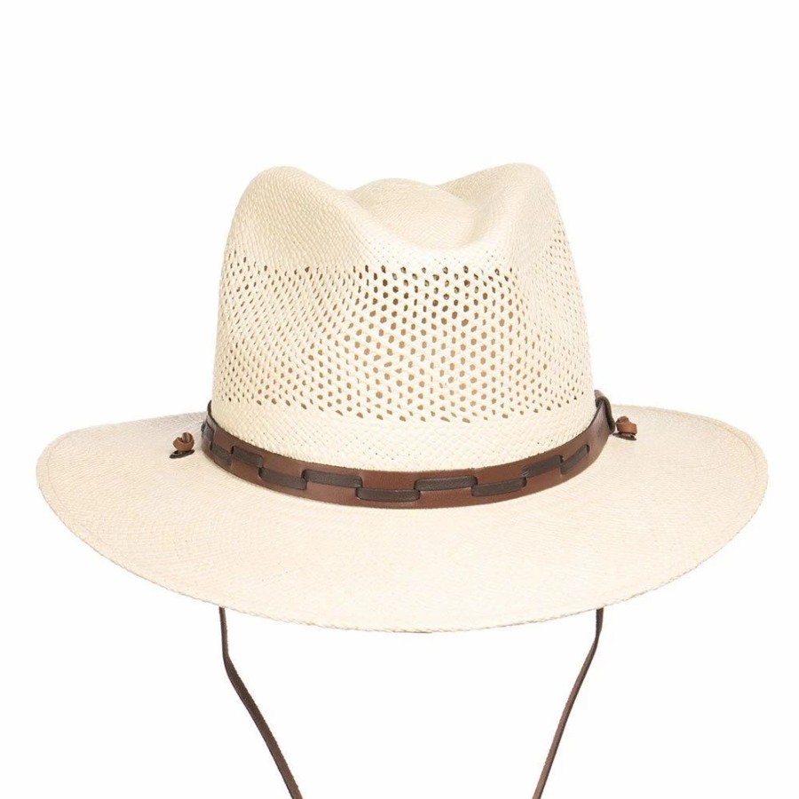 Hats * | Stetson Hats Outdoor Airway Panama 3In. Brim Hat