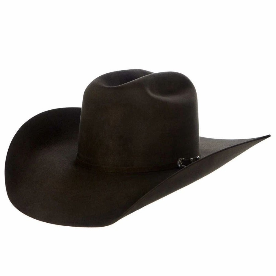 Hats * | Jw Brooks 50X Pecan Smoke 4 1/2In. Brim Felt Cowboy Hat