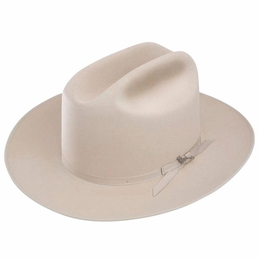 Hats * | Stetson Hats 6X Silver Belly Open Road 2-3/4In. Brim Pre-Creased Felt Cowboy Hat