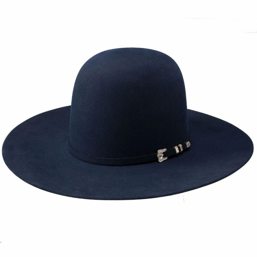 Hats * | Resistol 30X Navy Grand 4 1/4In. Brim Open Crown Felt Hat