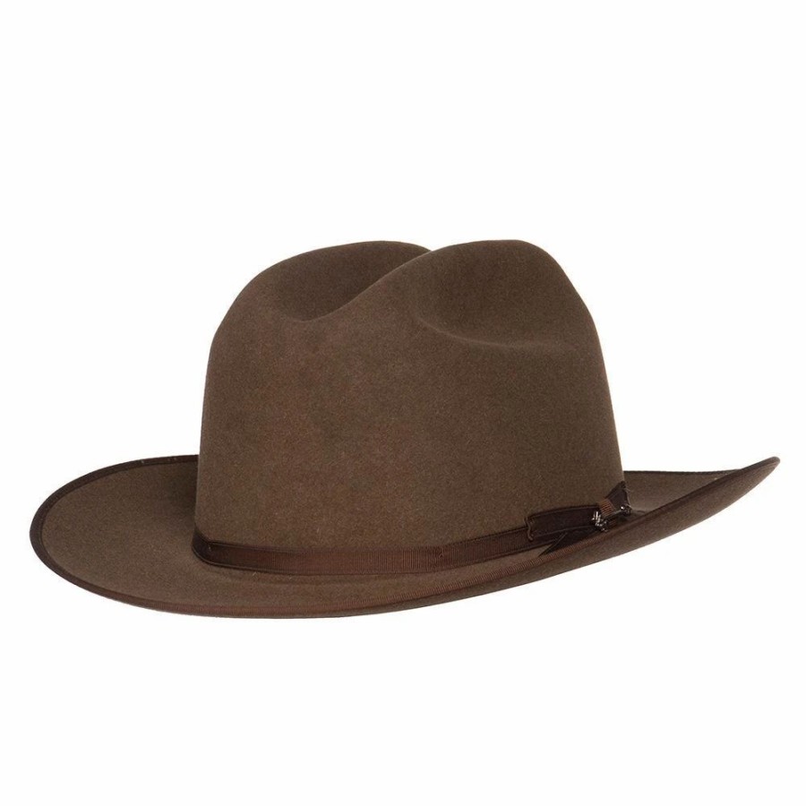 Hats * | Stetson Hats 6X Open Road Brown Mix 2 3/4In. Brim