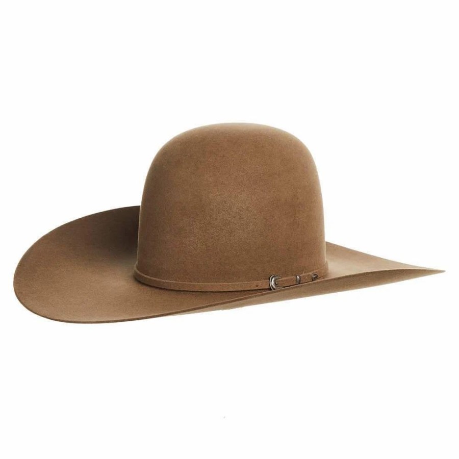 Hats * | Rodeo King 7X Pecan 5In. Brim Open Crown Felt Cowboy Hat