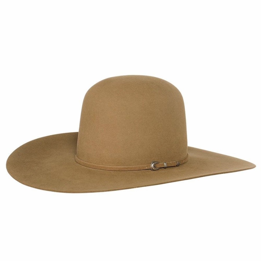 Hats * | Rodeo King 7X Pecan 5In. Brim Open Crown Felt Cowboy Hat