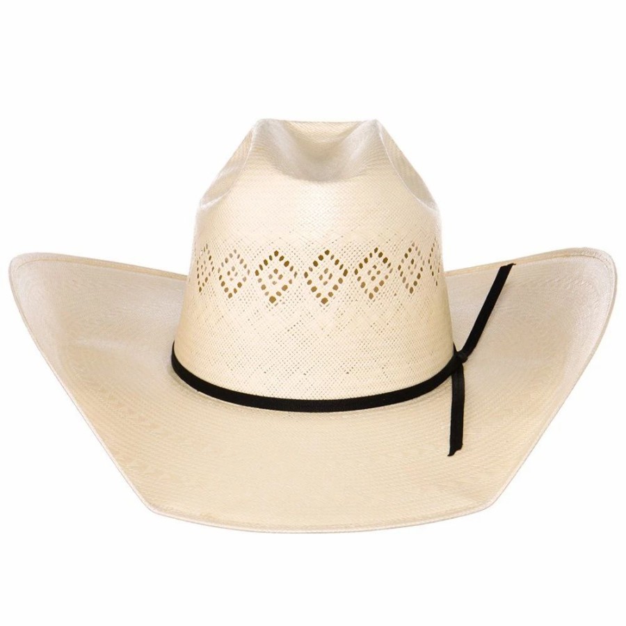 Hats * | Rodeo King 24K Shantung Diamond 5In. Brim Open Crown Straw Hat