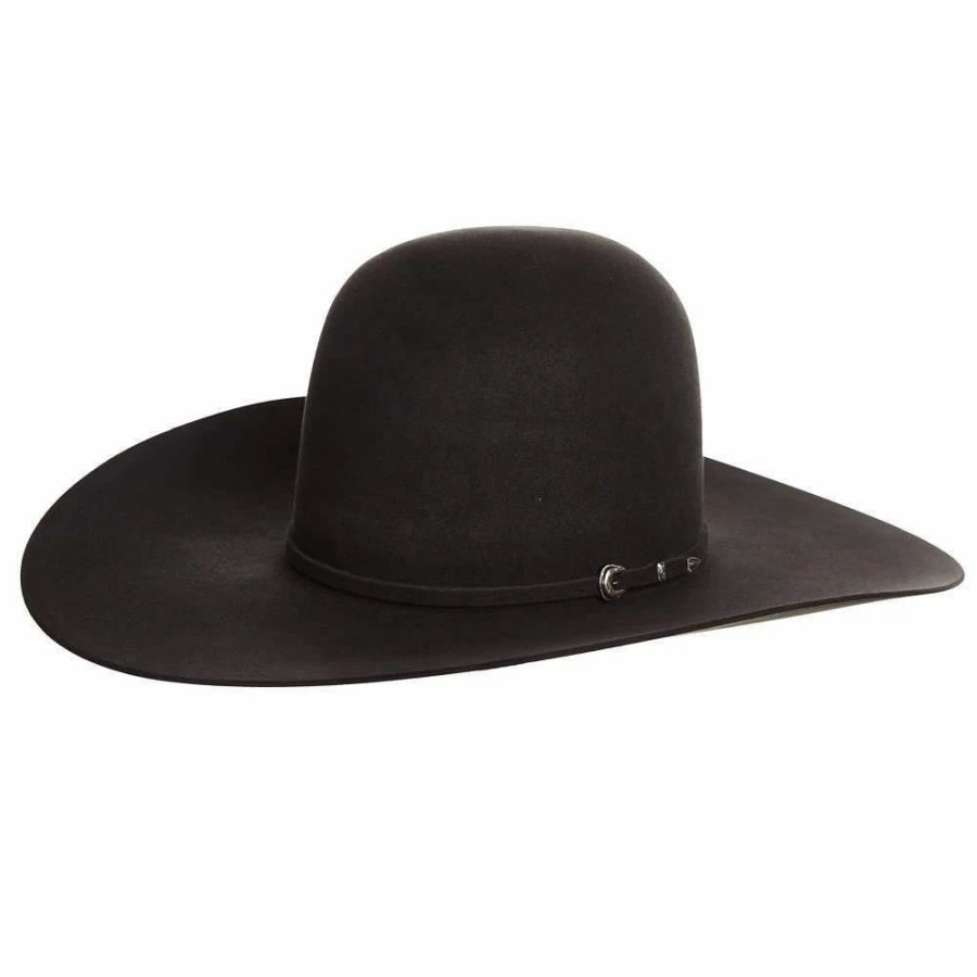 Hats * | Rodeo King 7X Charcoal 5In. Brim Open Crown Felt Cowboy Hat