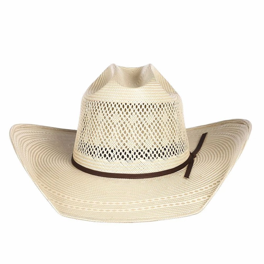 Hats * | Rodeo King Diamond Breeze Open Crown 4-1/4In. Brim Natural Straw Cowboy Hat