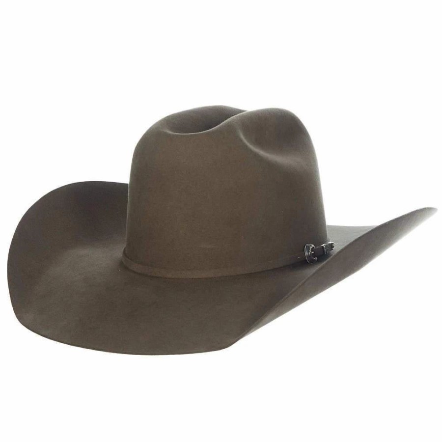 Hats * | Rodeo King 30X Tan Belly Self Band 4 1/2In. Brim Open Crown Felt Cowboy Hat