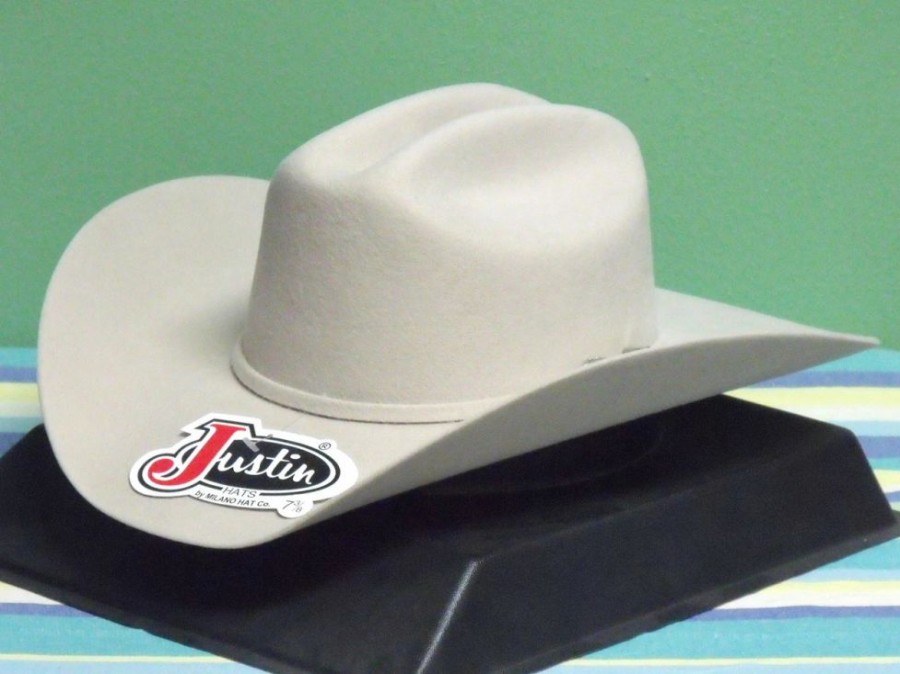 Youth * | Justin Rodeo 3X Wool Cowboy Western Hat