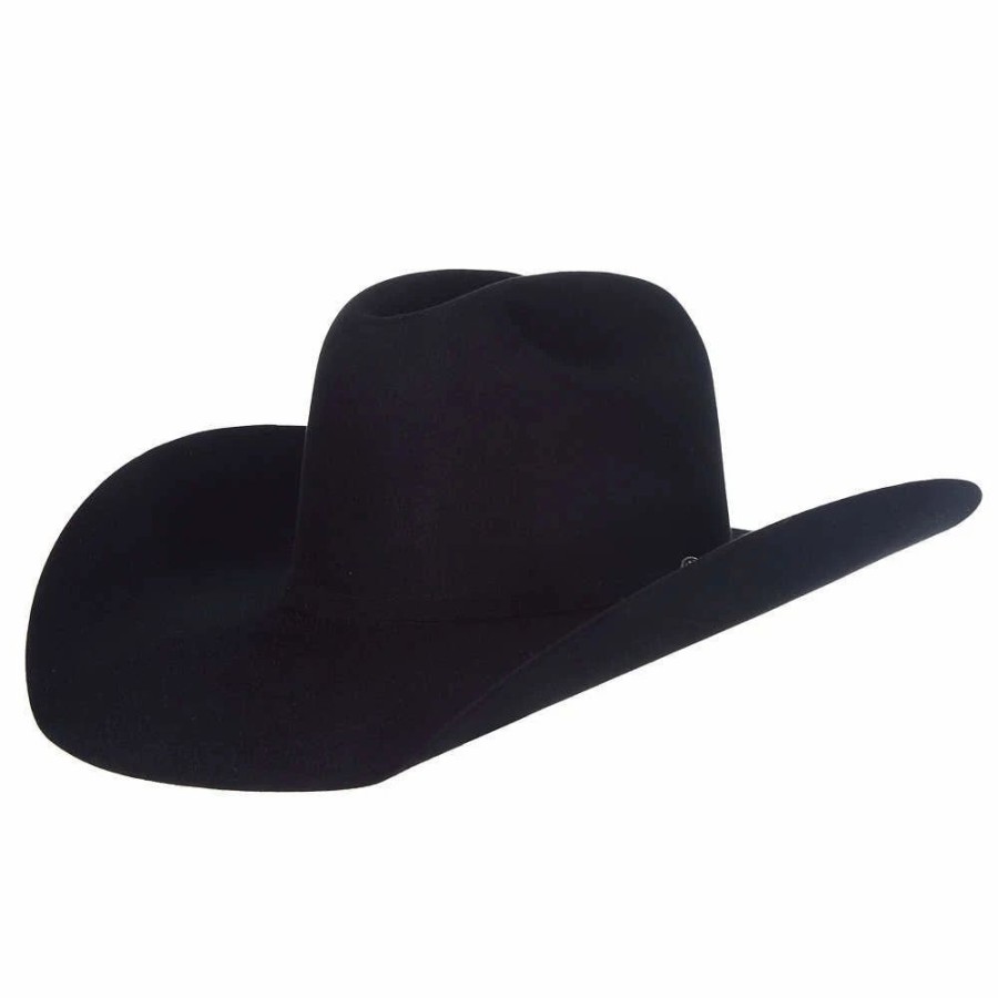 Hats * | Resistol 30X Black Rough N Ready 4 1/2In. Brim Felt Cowboy Hat